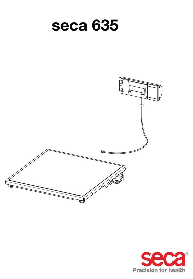 Seca 635 instruction manual