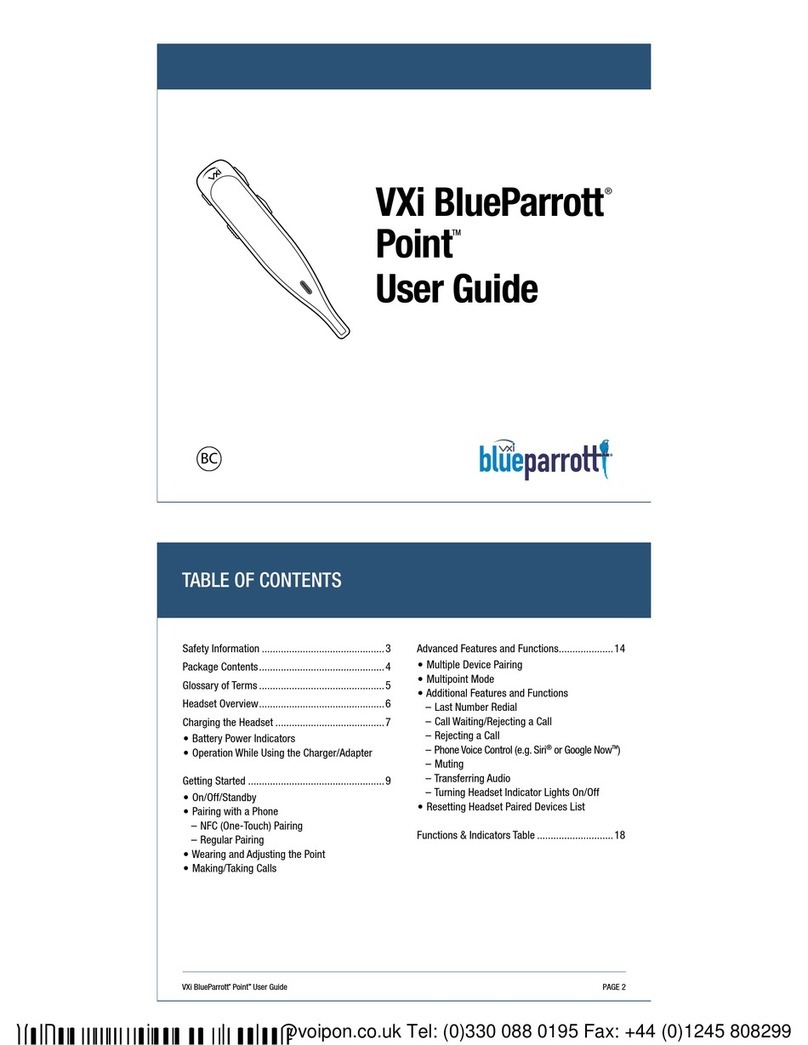 BlueParrott Point user guide