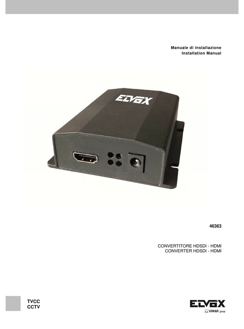 Elvox 46363 installation manual Elvox 46363 installation manual