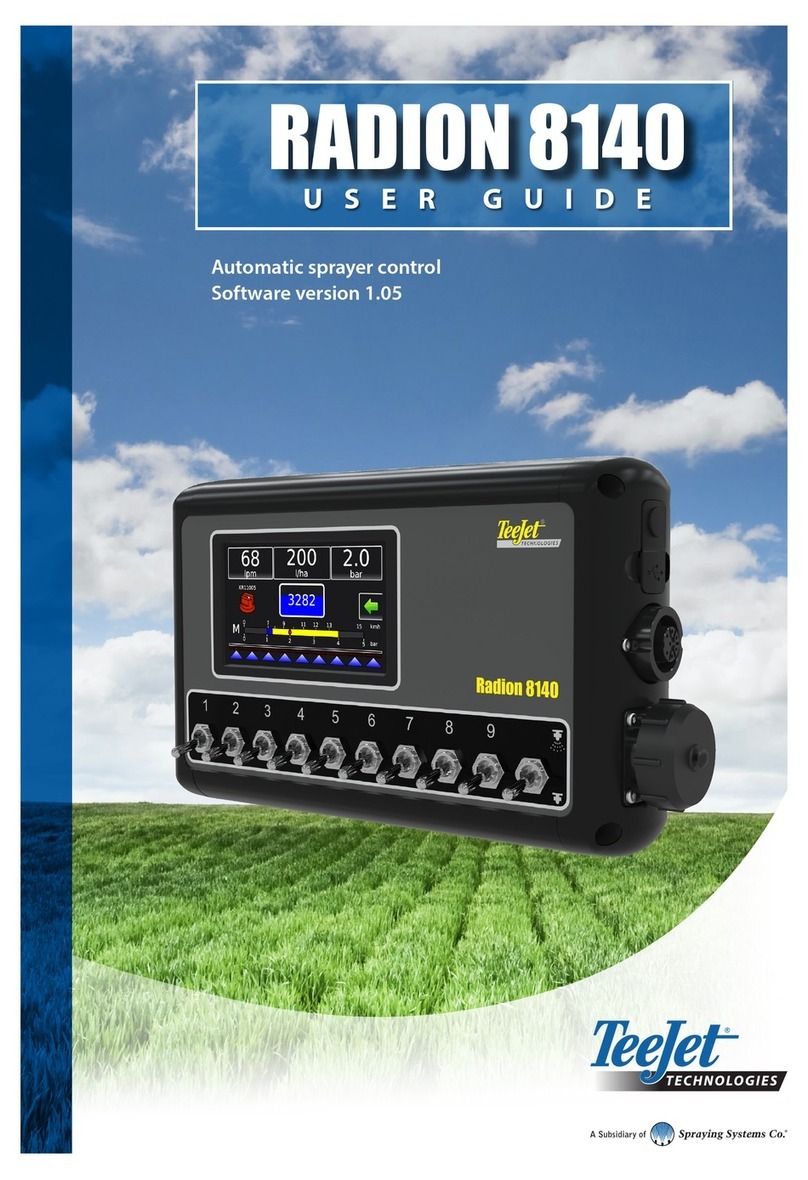 TeeJet Technologies RADION 8140 user guide