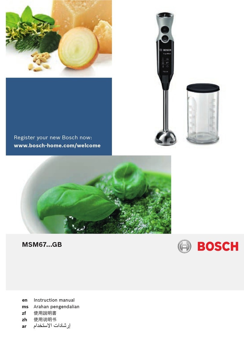 Bosch MSM67***GB User manual Bosch MSM67***GB User manual