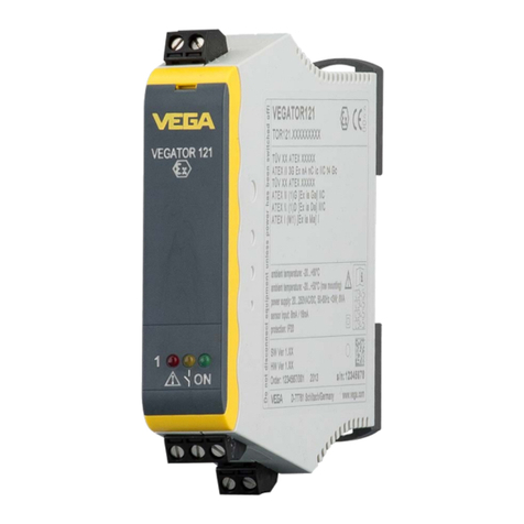 Vega VEGATOR 121 operating instructions