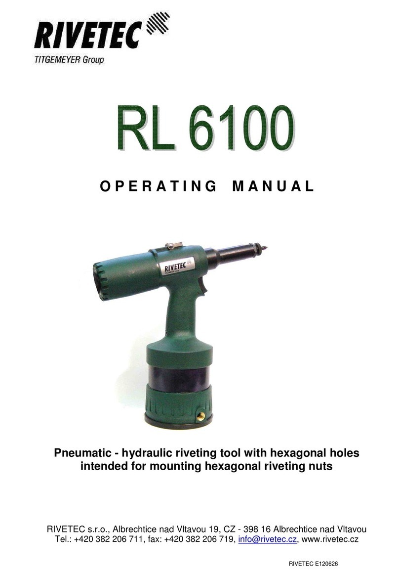 RIVETEC RL 6100 operating manual