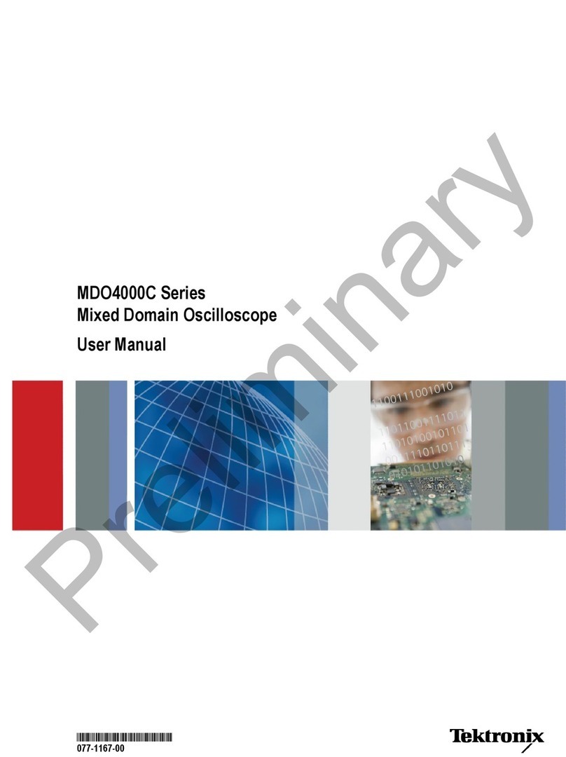 Tektronix MDO4000C Series User manual