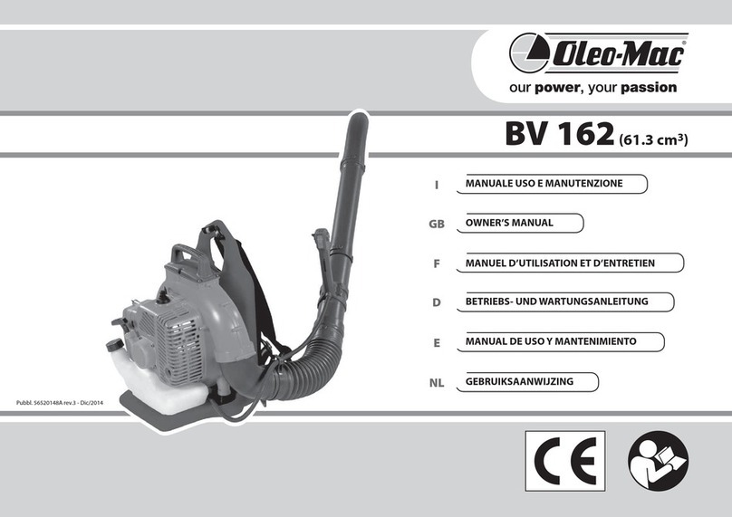 Oleo-Mac BV 162 User manual