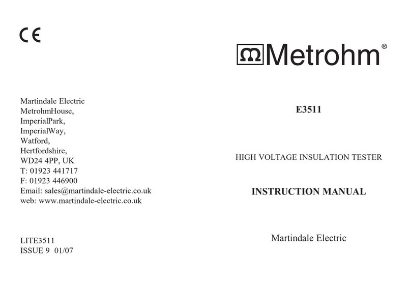 Metrohm E3511 instruction manual