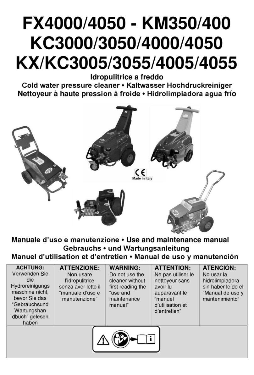 CLEANTEC FX4050 Use and maintenance manual