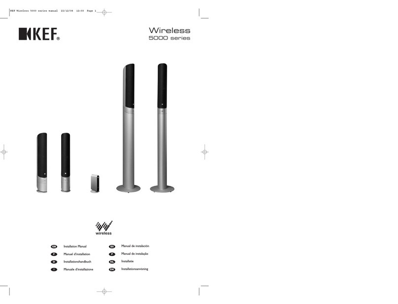 KEF 5000 series User manual