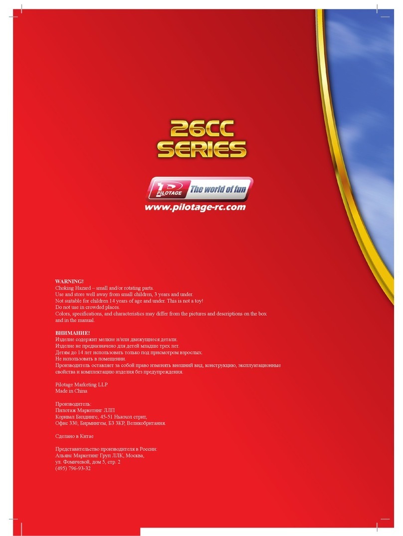Pilotage-RC Edge 540 User manual