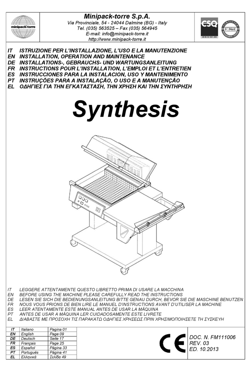 Minipack-Torre synthesis Owner's manual