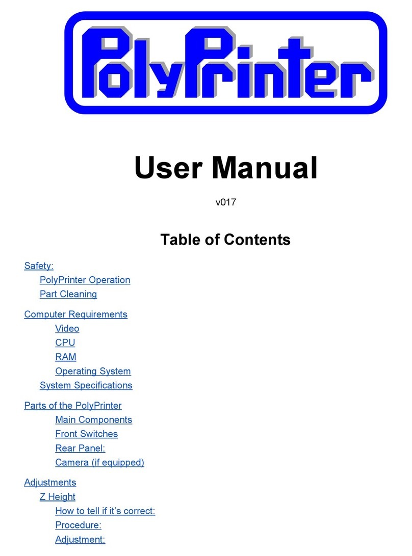 PolyPrinter 229-R20-1 user manual