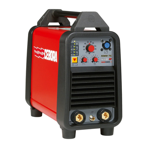 Cebora POWER TIG 1640 DC HF instruction manual