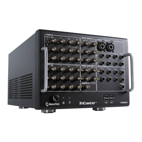 NewTek TriCaster TCXD300 User manual