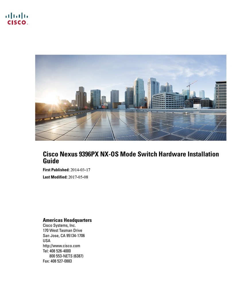 Cisco Nexus 9396PX Manual Cisco Nexus 9396PX Manual