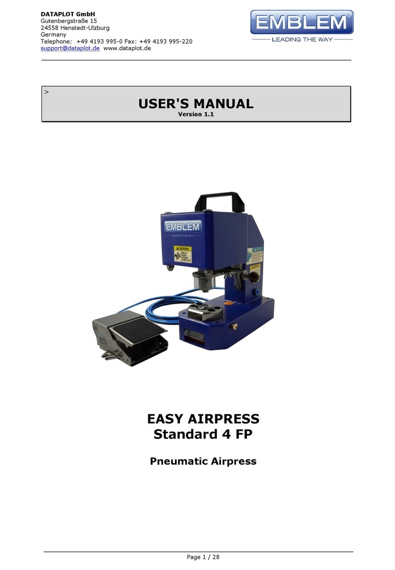 EMBLEM Easy Airpress Standard 4 user manual