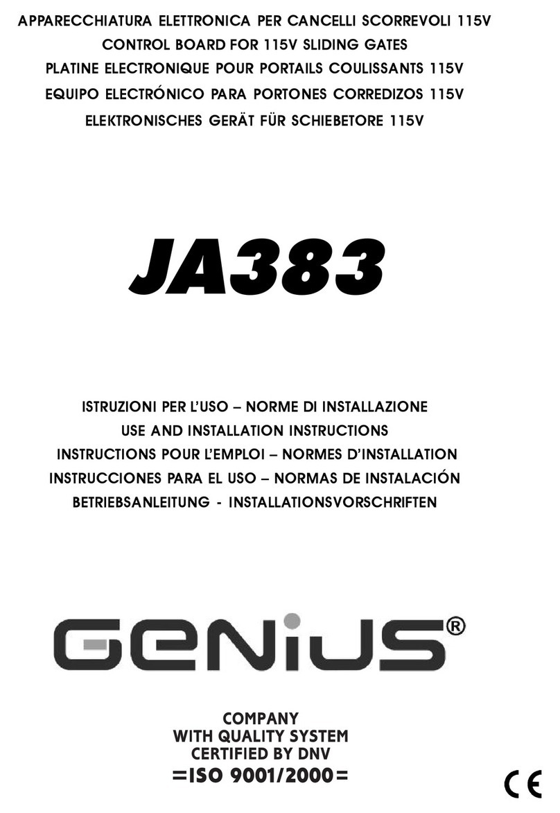 Genius JA383 Technical manual Genius JA383 Technical manual