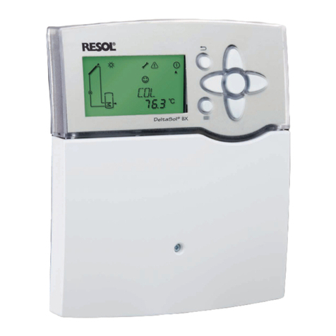 Resol DeltaSol BX User manual