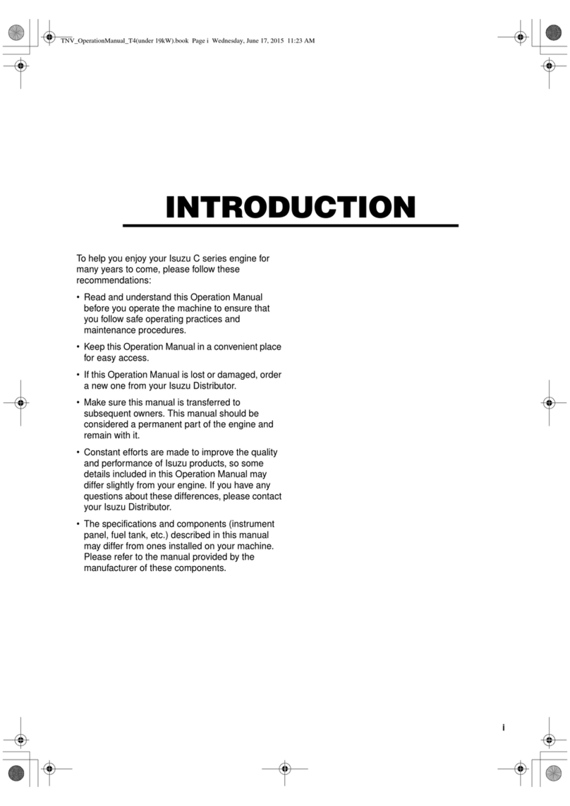 Isuzu 3CH1-NGZG01 Reference manual
