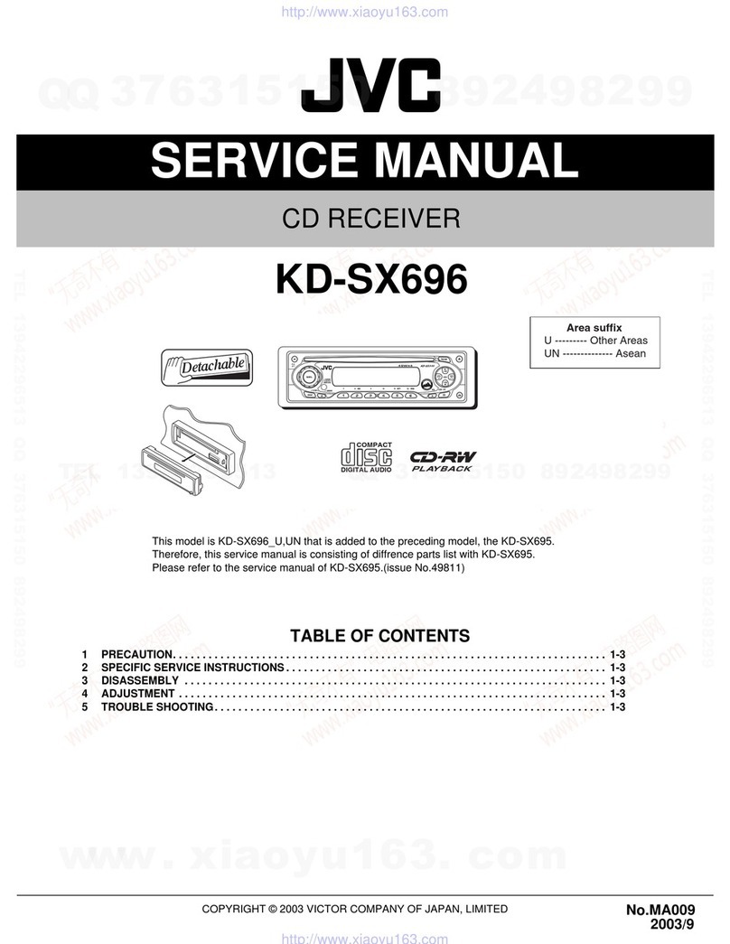 JVC KD-SX696 User manual