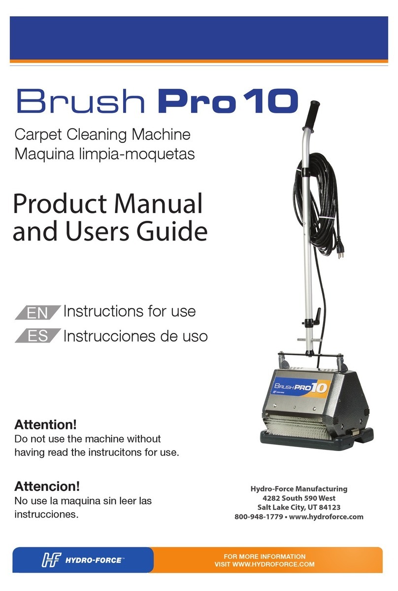 Hydro-Force BRUSH PRO 10 Product manual and user guide