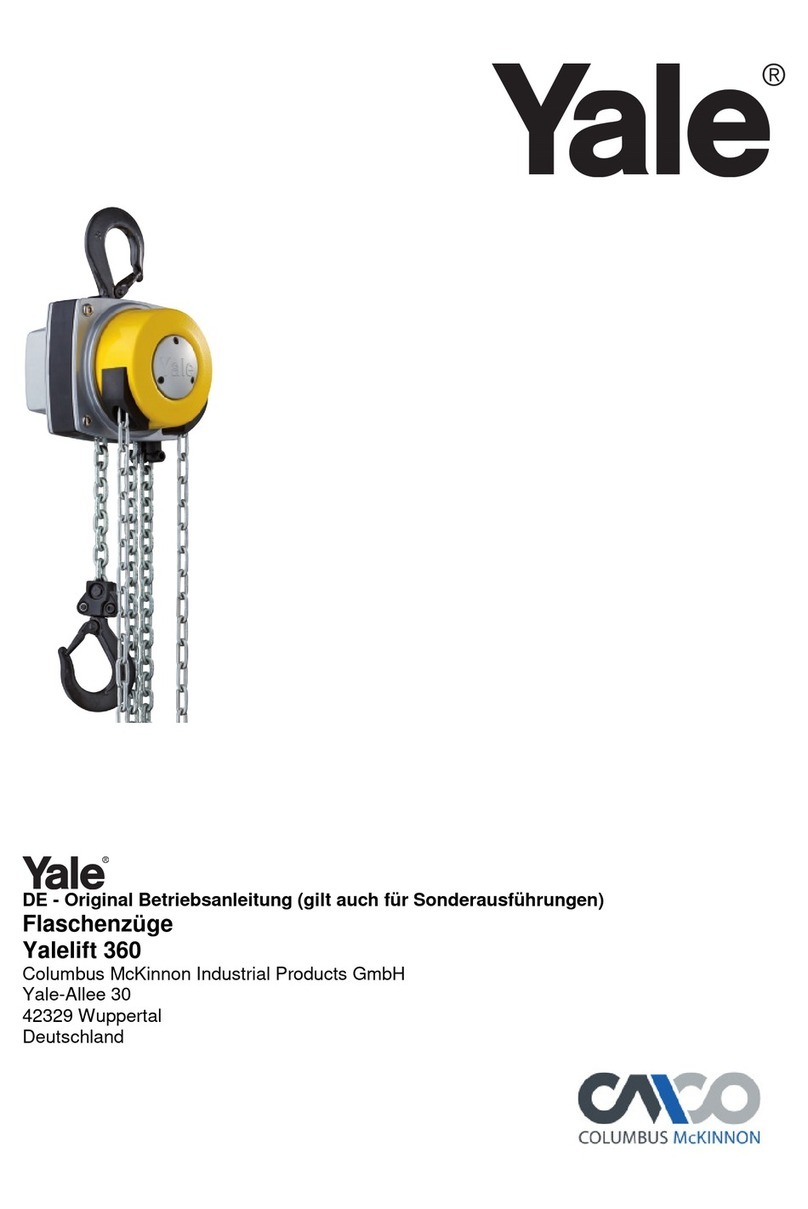 Yale yalelift 360 operating instructions