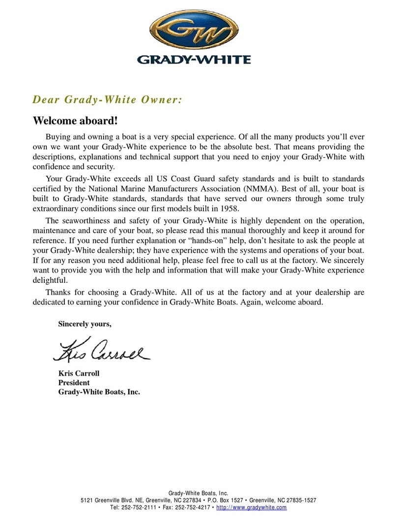 Grady-White 360 express User manual