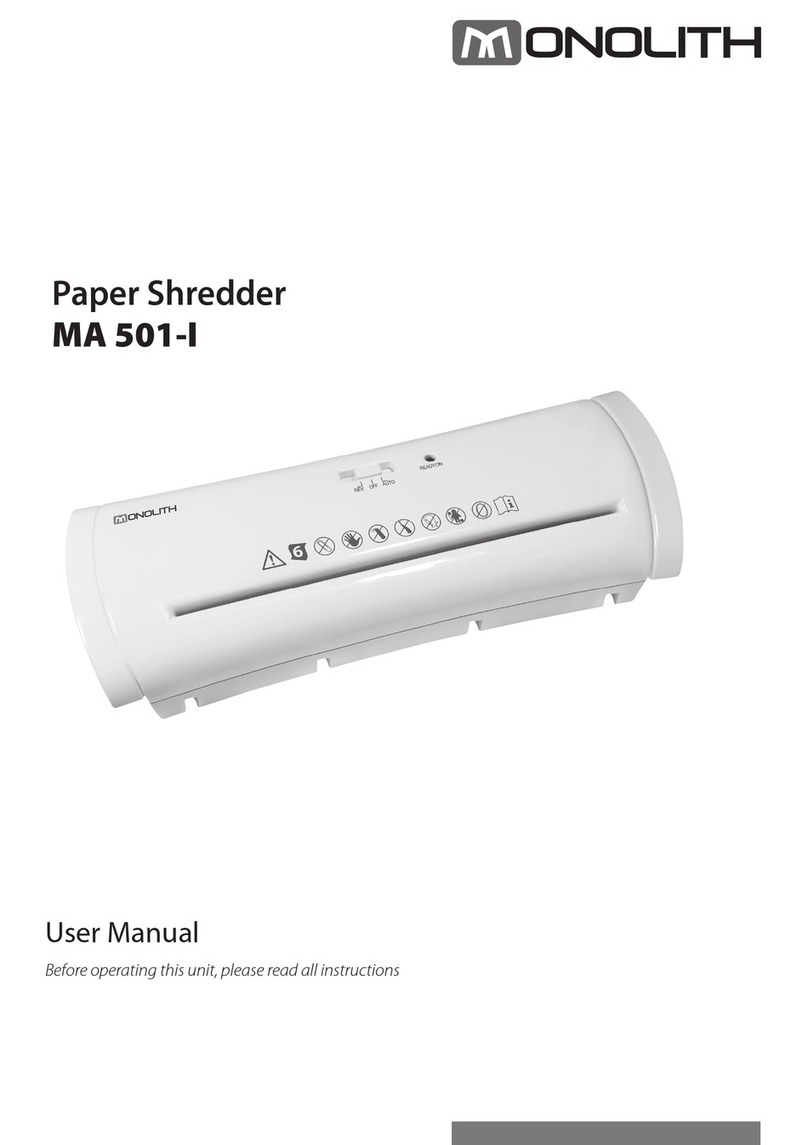 monolith MA 501-I User manual