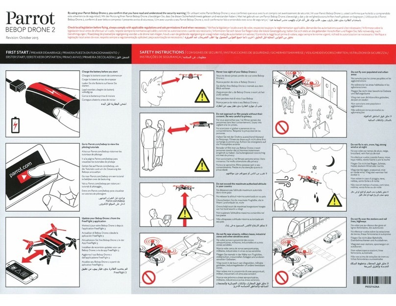 Parrot BEBOP DRONE 2 quick start guide