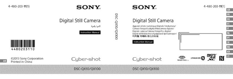 Sony Cyber-shot DSC-QX10 User manual Sony Cyber-shot DSC-QX10 User manual