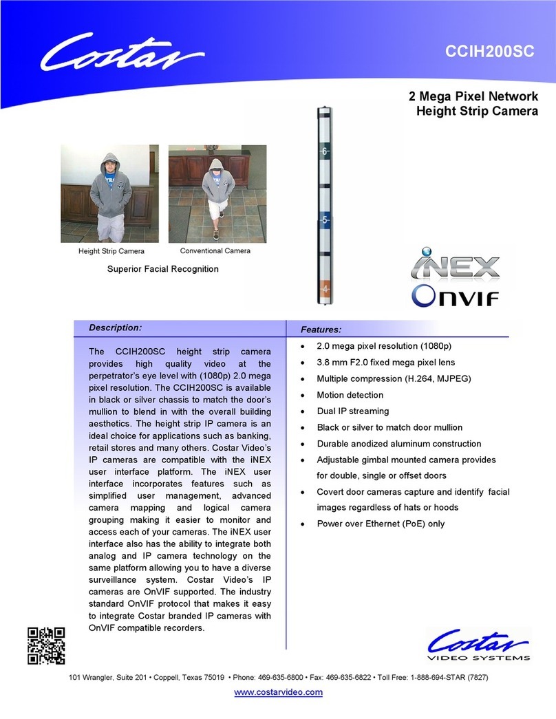 Costar Video Systems CCIH200SC user manual