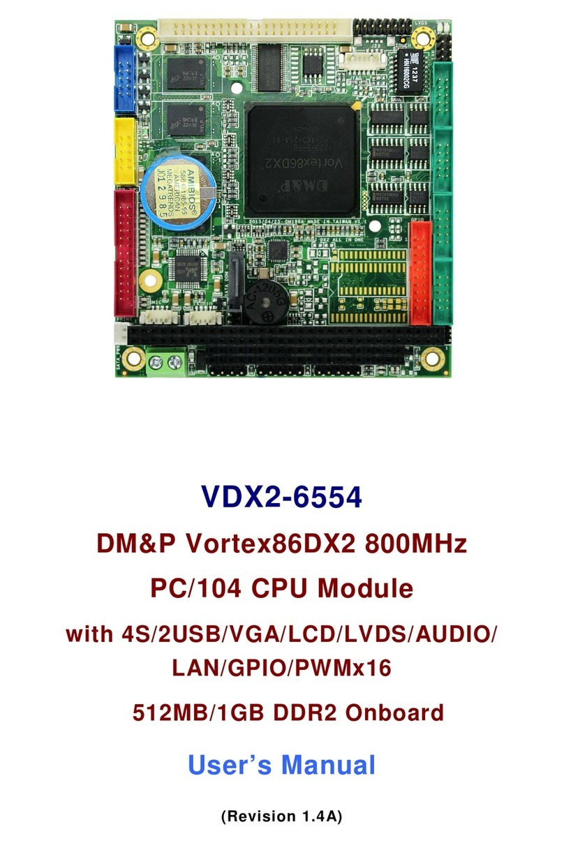 ICOP Technology VDX2-6554 user manual