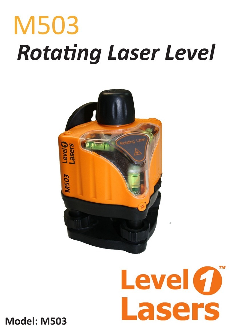Level 1 Lasers M503 operating instructions