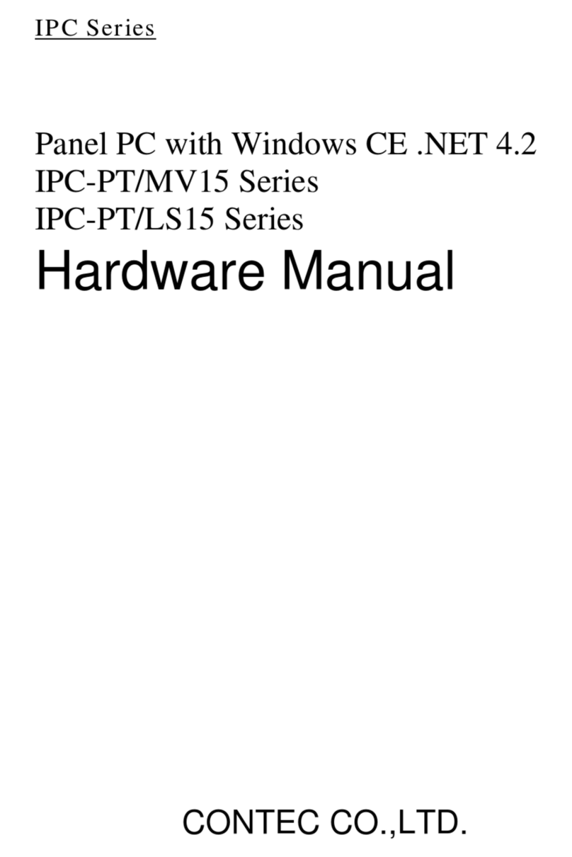 Contec IPC-PT/MV15 Series Hardware manual