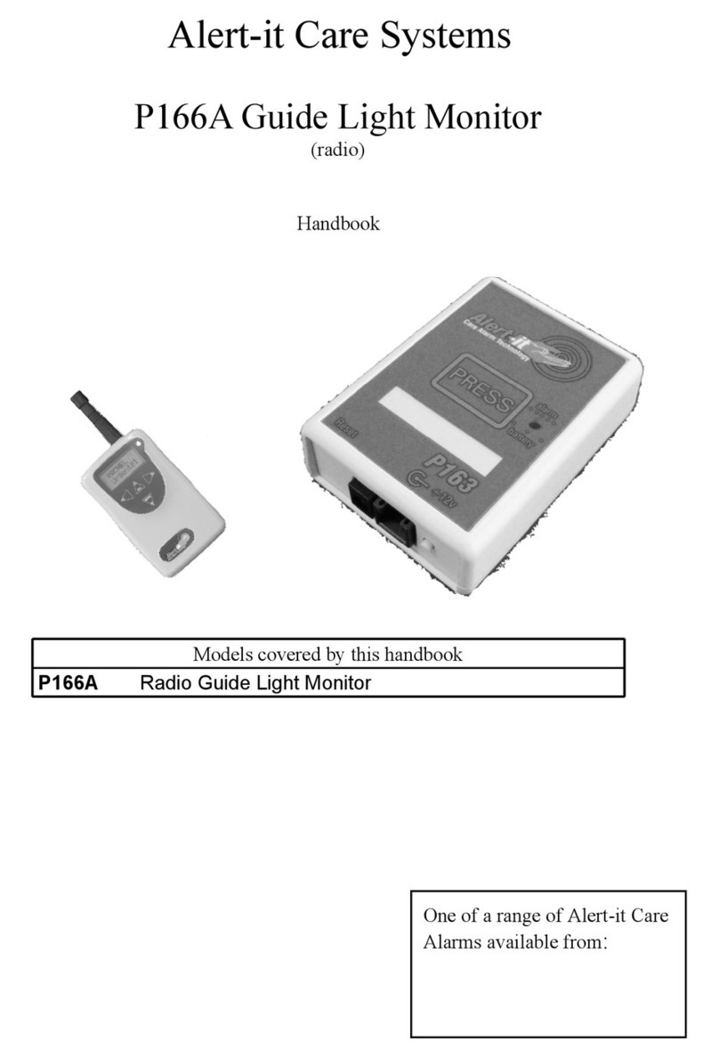 Alert-it Care Systems P166A User manual