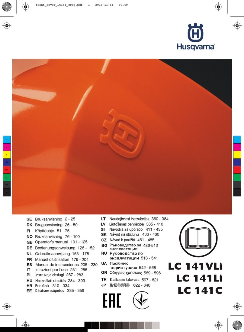 Husqvarna LC 141VLi User manual