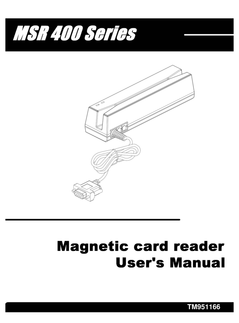 Magstripe MSR400K-00 user manual