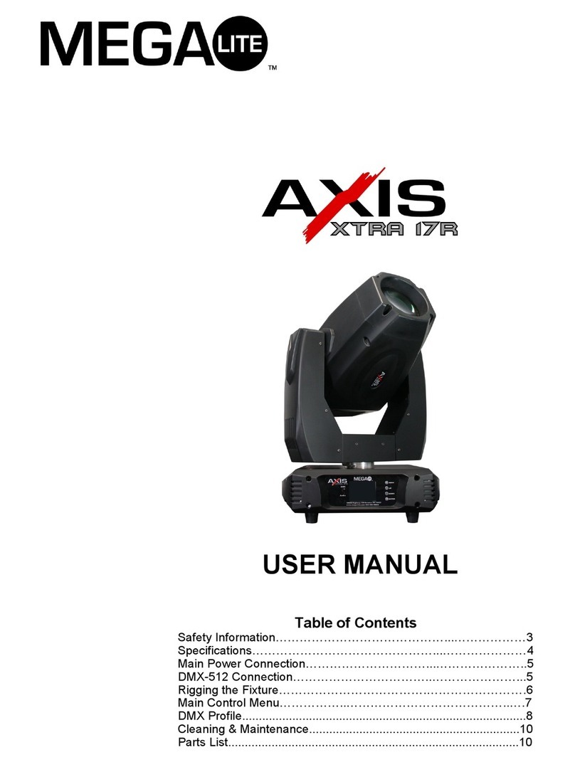 MegaLite axis xtra 17R User manual MegaLite axis xtra 17R User manual