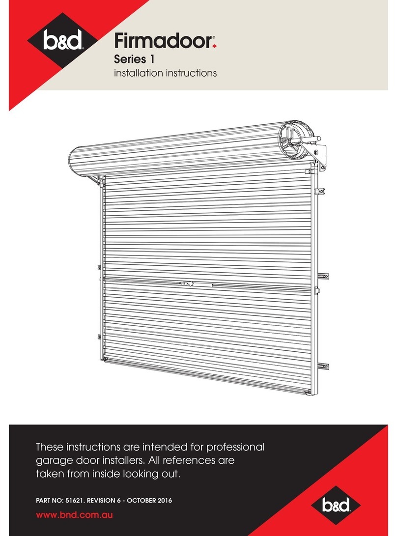 B&D Firmadoor Series User manual