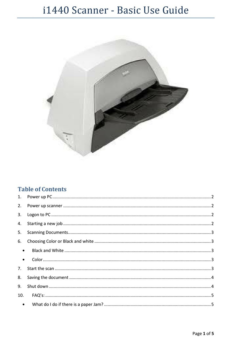 Kodak I1440 - Document Scanner user guide