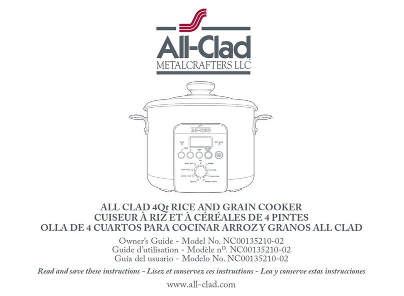 all-clad NC00135210-02 instructions
