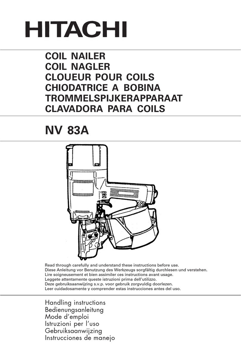 Hitachi NV 83A Handling instructions