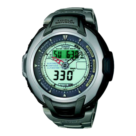 Casio PRG-60TJ Service manual & parts list