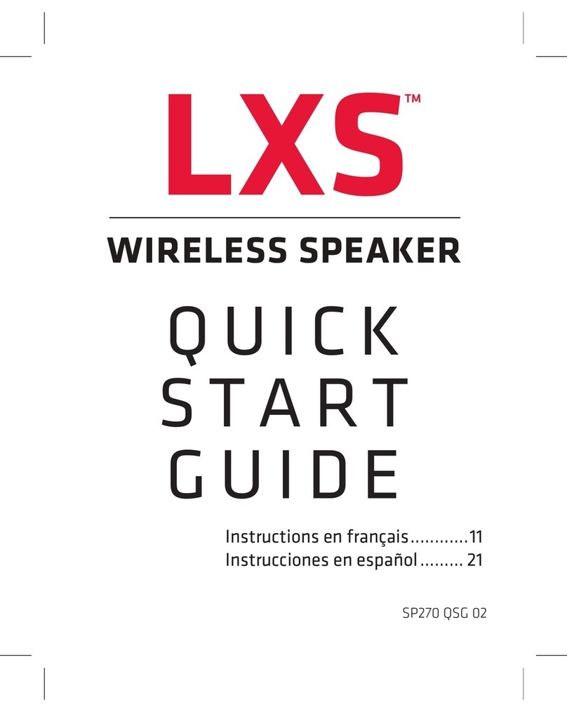 LXS SP270 quick start guide