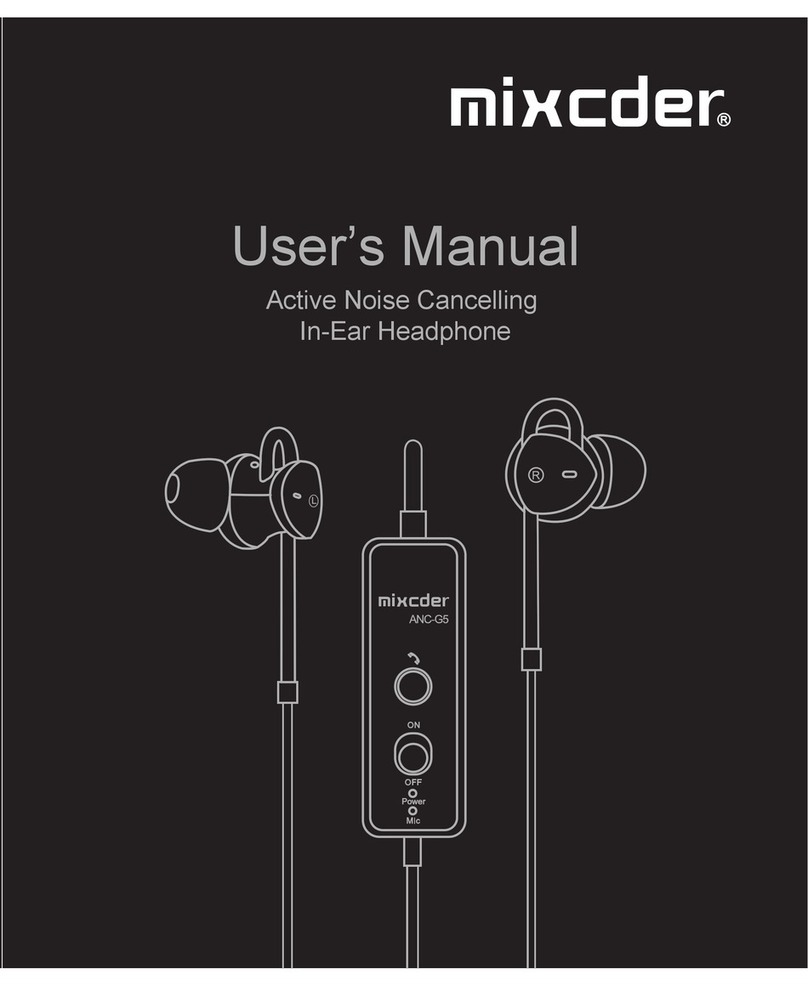Mixcder ANC-G5 User manual