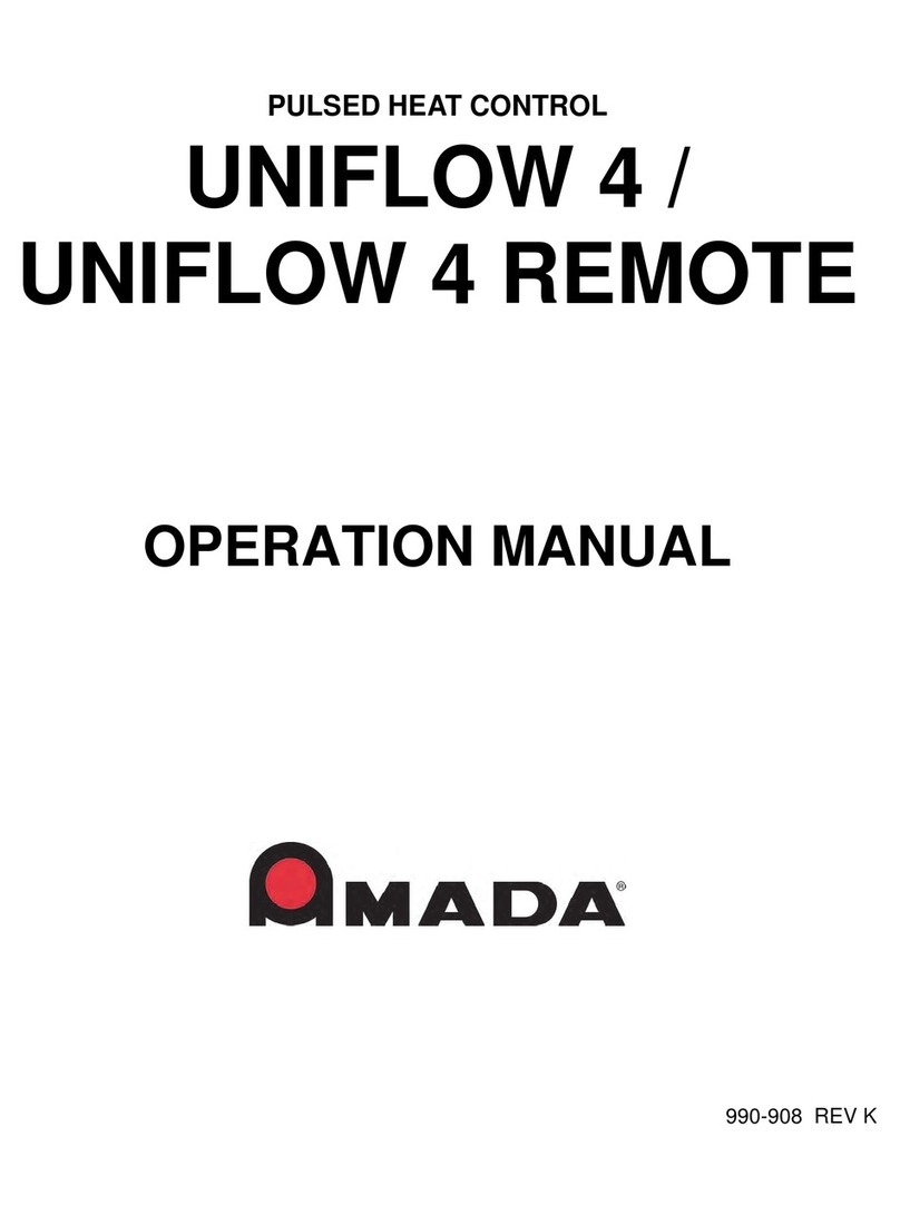 Amada UNIFLOW 4 REMOTE Operation manual