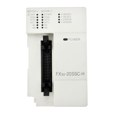 Mitsubishi FX3U-20SSC-H User manual