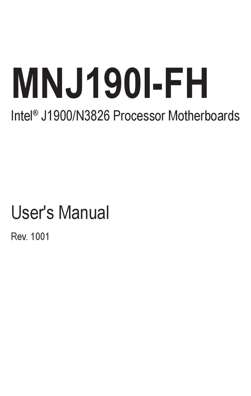 Gigabyte MNJ190I-FH User manual