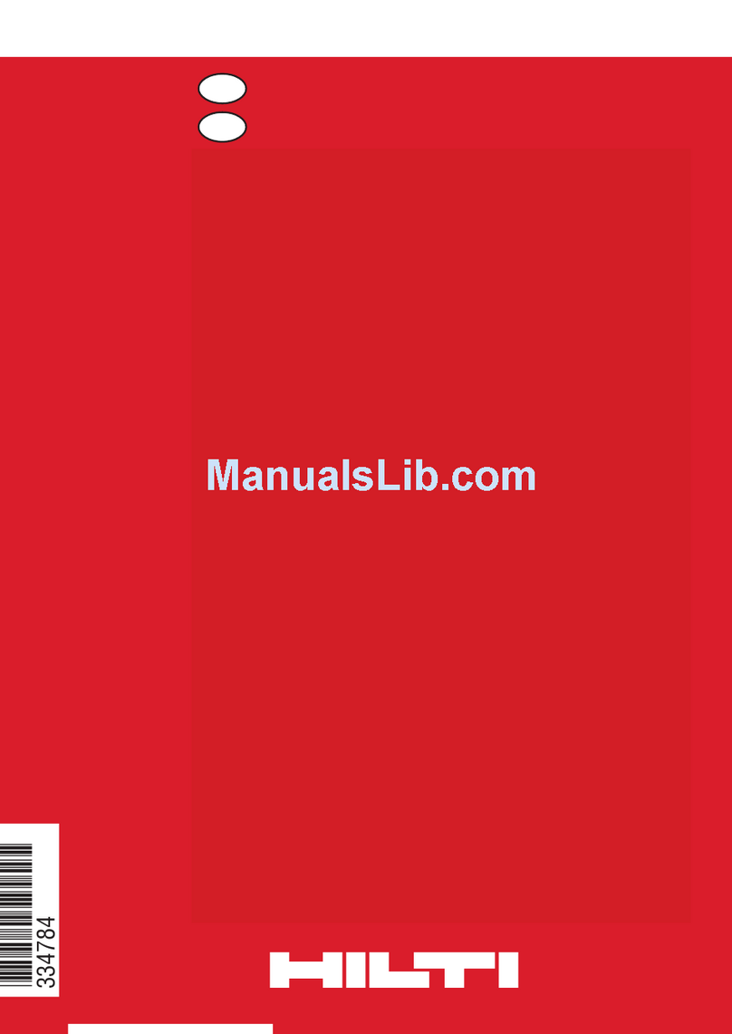 Hilti DC-EX125 User manual Hilti DC-EX125 User manual