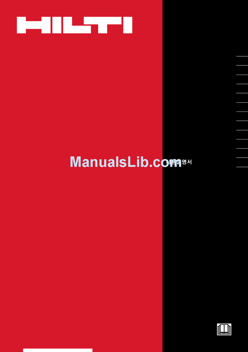 Hilti PPA 20 operating instructions