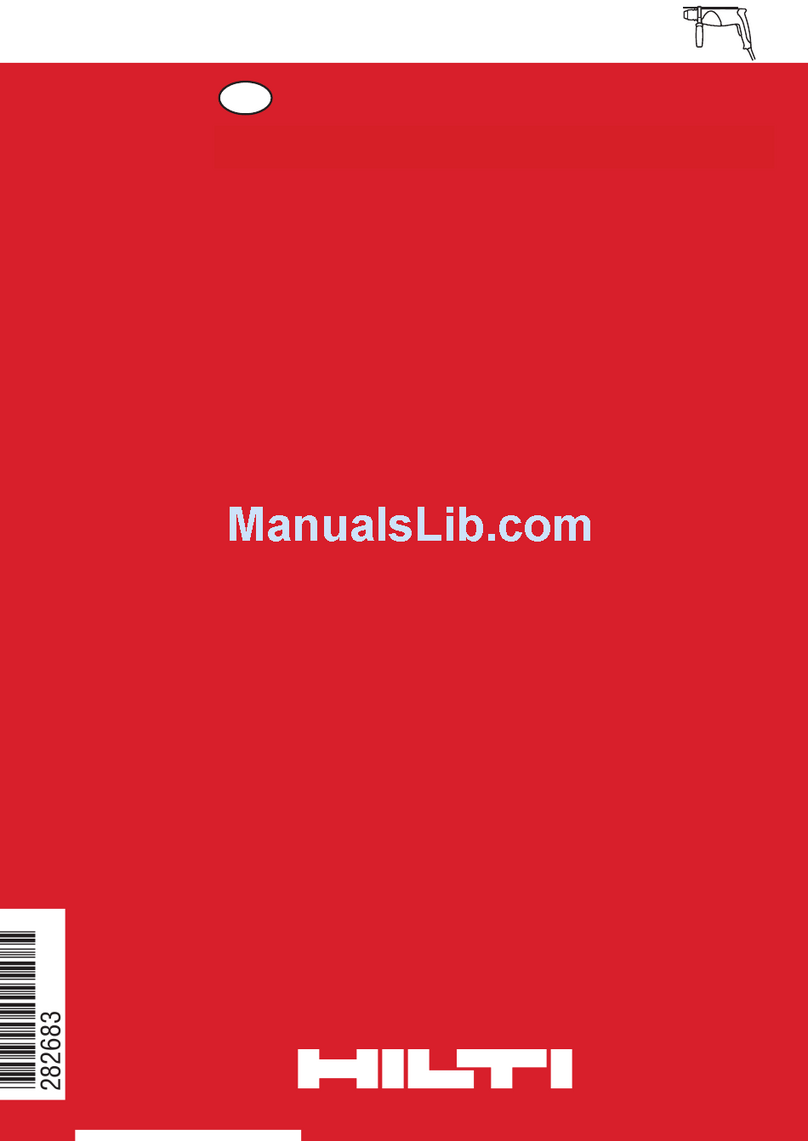 Hilti TE 2-E User manual